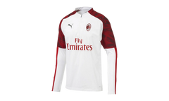 AC Milan 1/4 Zip Top "Puma White / Tango Red" 756142 02