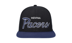 NBA Hardwood Classics Script 2.0 Snapback Cap "Indiana Pacers - Black" HHSS3282 IPAYYPPPBLCK