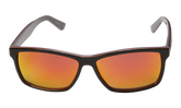 Rectangle Sunglasses "Shiny Black" L705S-003