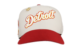59FIFTY Detroit Tigers April 4th Collection Tiger Stadium Patch Fitted Hat "White / Red" 123451295289