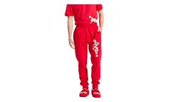 Scrabble Reverse Weave Jogger Pants "Scarlet" P3700 590723040
