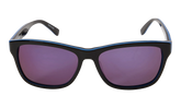 Rectangle Sunglasses "Shiny Black" L683S-006