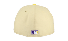 59FIFTY New York Mets Liberty Collection 40th Anniversary Patch Fitted Hat "Cream / Purple" NE206