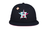 59FIFTY Houston Astros 2017 World Series Polar Lights Fitted Hat "Navy / Pink" 123451290476