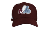 59FIFTY Montreal Expos Olympic Stadium Fitted Hat "Plum / Ice" NE170