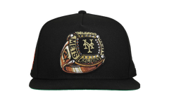 9FIFTY New York Mets A Frame Snapback Hat ""Rings"" NE177