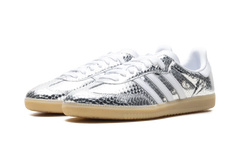 Adidas Samba OG WMNS "Patent Snakeskin Silver Metallic" IH9016