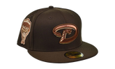 59FIFTY Arizona Diamondbacks Fitted Hat "Walnut Brown" 70888358
