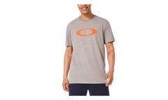 O-Bold Ellipse T-Shirt "New Granite / Neon Orange" 457132 9V5