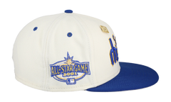 59FIFTY Seattle Mariners 2023 Chrome Collection 2001 All Star Game Fitted Hat "White / Royal Blue" 123451292137