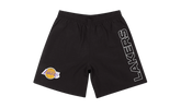 NBA Nylon Short "Los Angeles Lakers - Black" SHORAJ19015 LALBLCK