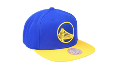 NBA Team 2 Tone 2.0 Snapback Cap "Golden State Warriors - Royal / Yellow" HHSS3264 GSWYYPPPRYYW