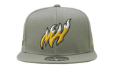 NBA Hardwood Classics Fitted Cap "Miami Heat - Sunny Gray" 6HSFDX21134 MHEGREY