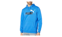 Essential+ Big Logo Fleece Hoodie "Nebulas Blue" 846849 75