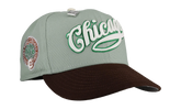 59FIFTY Chicago Cubs Wrigley Field Fitted Hat "Seafoam" NE443