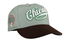 59FIFTY Chicago Cubs Wrigley Field Fitted Hat "Seafoam" NE443