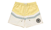 Brushed Poly Track Short "Bone / Yellow" HTG240123 BONE