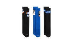 Everyday Plus Crew Socks (3 Pairs) "Black" HJ9339 902