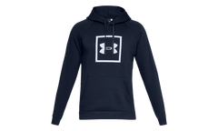 Rival Fleece Box Logo Hoodie "Academy / White" 1329745 408