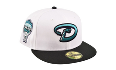 59FIFTY Arizona Diamondbacks Grape Fitted Hat "White" 70947482