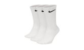 Everyday Lightweight Training Crew Socks (3 Pairs) "White / Black" SX7676 100