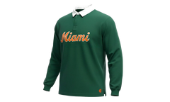EE RUGBY CORE POLO "MIAMI - Green/Orange" EE741