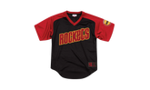 NBA Final Seconds Mesh V-Neck Shirt "Houston Rockets - Black" BA87OQ HRO K JXZ
