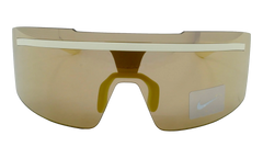 Echo Shield M Sunglasses "Matte Coconut Milk / Gold Mirror" FD1884 113