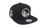 NBA Evergreen Black White Snapback Cap "Golden State Warriors - Black" HS8547 GSWBLCK