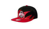 NCAA Sharktooth Snapback Cap "Ohio State Buckeyes - Black / Red" HHSS3304 OSTYYPPPBKRD