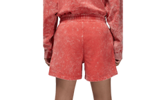 Jordan Washed Fleece Shorts WMNS "Red" DQ4613 605