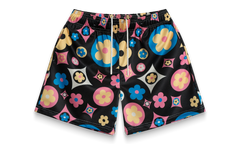 Flower Shorts "Black / Multi" BS63