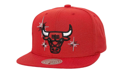 NBA Starlight Snapback Cap "Chicago Bulls - Red" HS9774 CBURED1