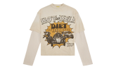 Hot As Hell Layered Tee "Antique White" DSM S26 021