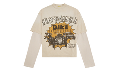Hot As Hell Layered Tee "Antique White" DSM S26 021