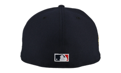 59FIFTY New York Yankees "The Captain" Fitted Hat "Navy Metallic / Grey Brim" 123451300275