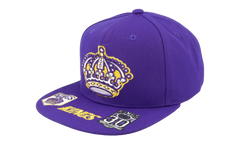 NHL Vintage Hat Trick Snapback Cap "Los Angeles Kings - Purple" 6HSSSH22089 LAKPURP