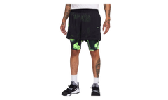 Signature Ja Morant Dri-Fit 2-In-1 4" Basketball Shorts "Black / Lime Blast" FQ1022 010