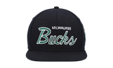 NBA Team Script 2.0 Snapback Cap "Milwaukee Bucks - Black" HHSS3280 MBUYYPPPBLCK