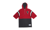 NFL Training Room Short Sleeve Hoodie "Atlanta Falcons - Red / Black" HDSSMI19013 AFARDBK