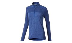 Evoknit Seamless 1/4 Zip Sweater WMNS "Peacoat Heather" 574645 06
