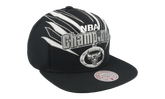 NBA Hardwood Classics 98 Champ Flipside Snapback Cap "Chicago Bulls - Black / White" HS8711 CBUBKWH