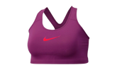 Swoosh Medium‑Support Non‑Padded Sports Bra WMNS "White Black (Plus Size)" BQ0973 564