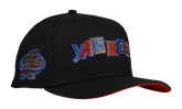 9FIFTY New York Yankees 2003 World Series A Frame Snapback Hat "Black / Metallic" NE268