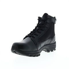 Bates Fuse Mid Side Zip E06506 Mens Black Wide Leather Tactical Boots