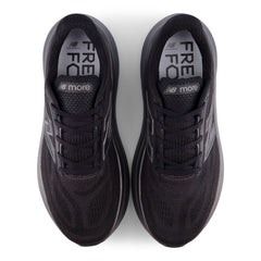 Men's Fresh Foam X More v6 in Black with Castlerock and Black Metallic