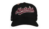 59FIFTY Montreal Expos Script Fitted Hat "Black / Maroon" NE169