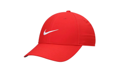 LEGACY91 TECH LOGO PERFORMANCE ADJUSTABLE HAT "Red" DH1640 657