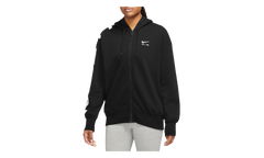 Sportswear Air Fleece Oversized Full-Zip Hoodie WMNS "Black / White" FB8047 010