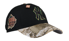 9TWENTY New York Yankees 1999 World Series Remastered Dad Hat "Black / Real Tree - Visor" NE320